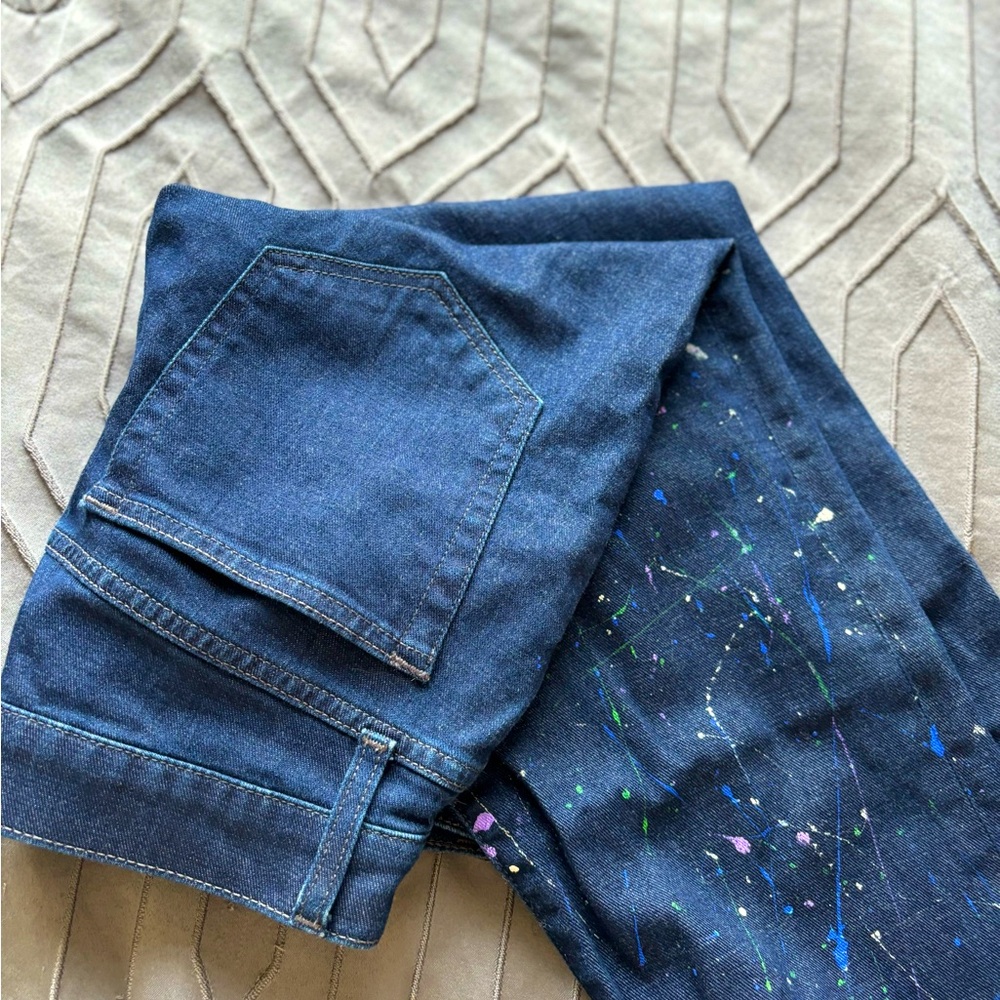 joes paint splatter pants